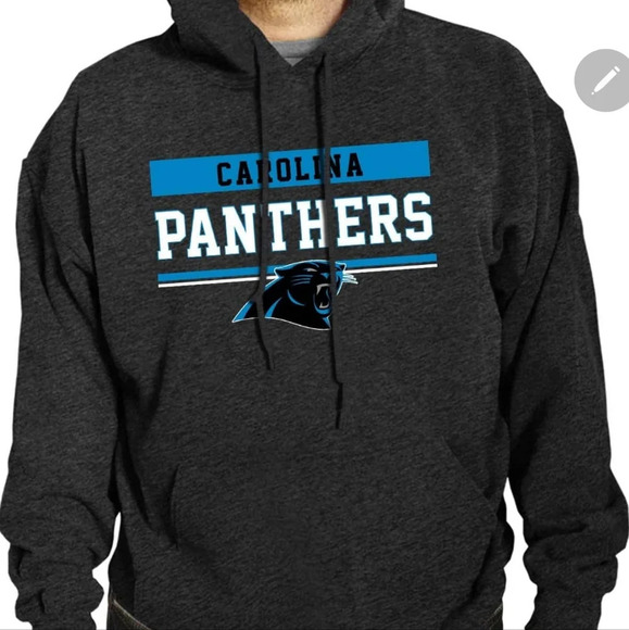 New Caroline Panthers unisex hoodie. Size M - Picture 2 of 6